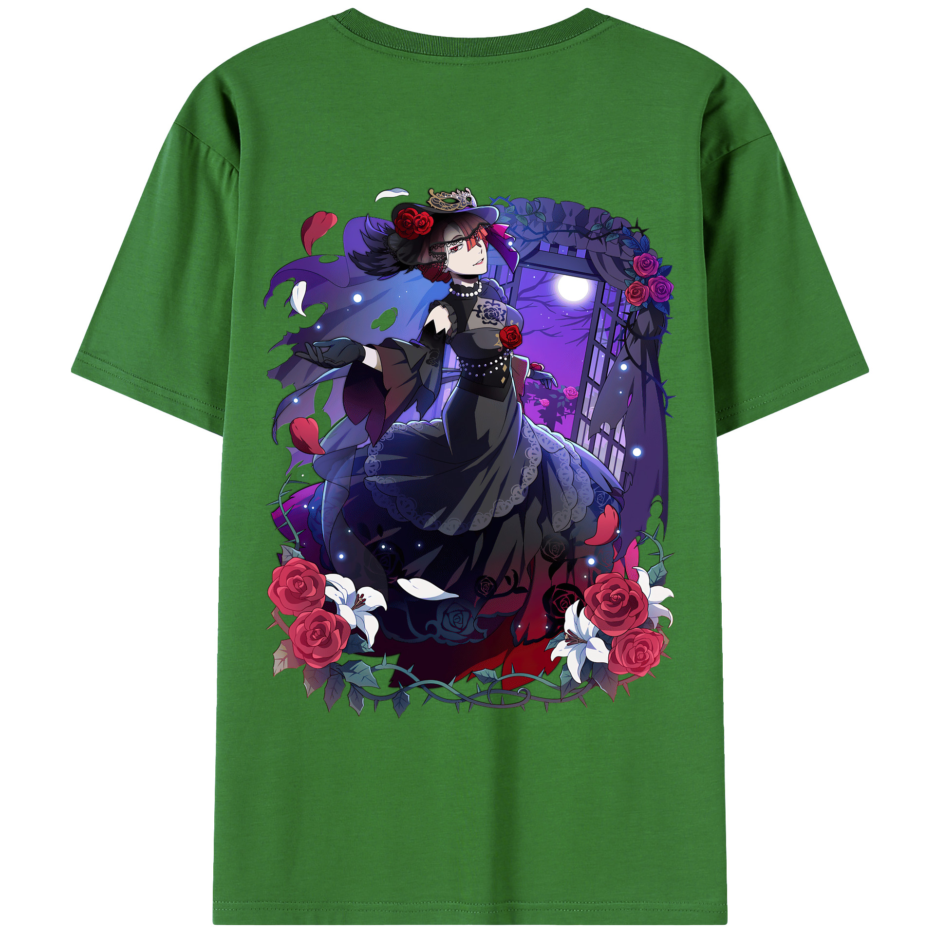 （画像用） 文豪ストレイドッグス Bungo Stray Dogs レディース半袖Tシャツ(バックプリント)